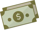 Dollar Bill Part 2 SVG Icon